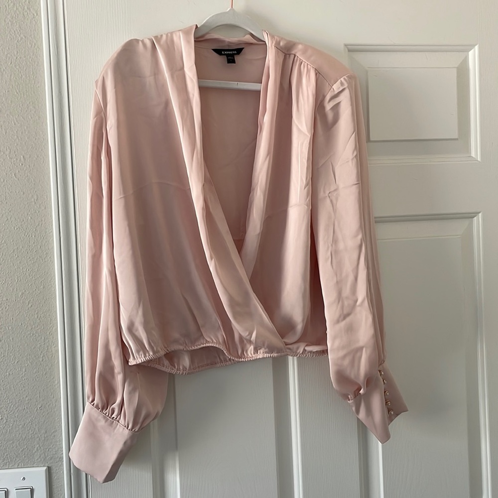 Express cropped blouse